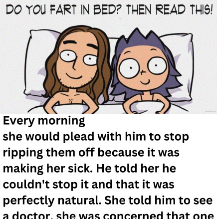 JOKE OF THE DAY: Do you fart in bed?