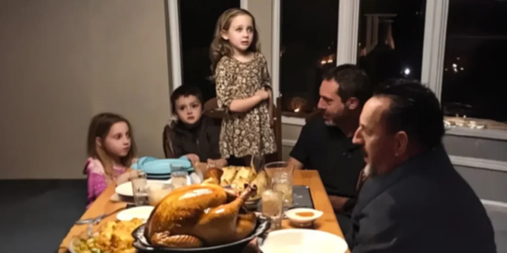 At Thanksgiving Dinner, My Daughter Stood up and Shouted, ‘And Where’s the Woman Dad Keeps in Our Shed?’