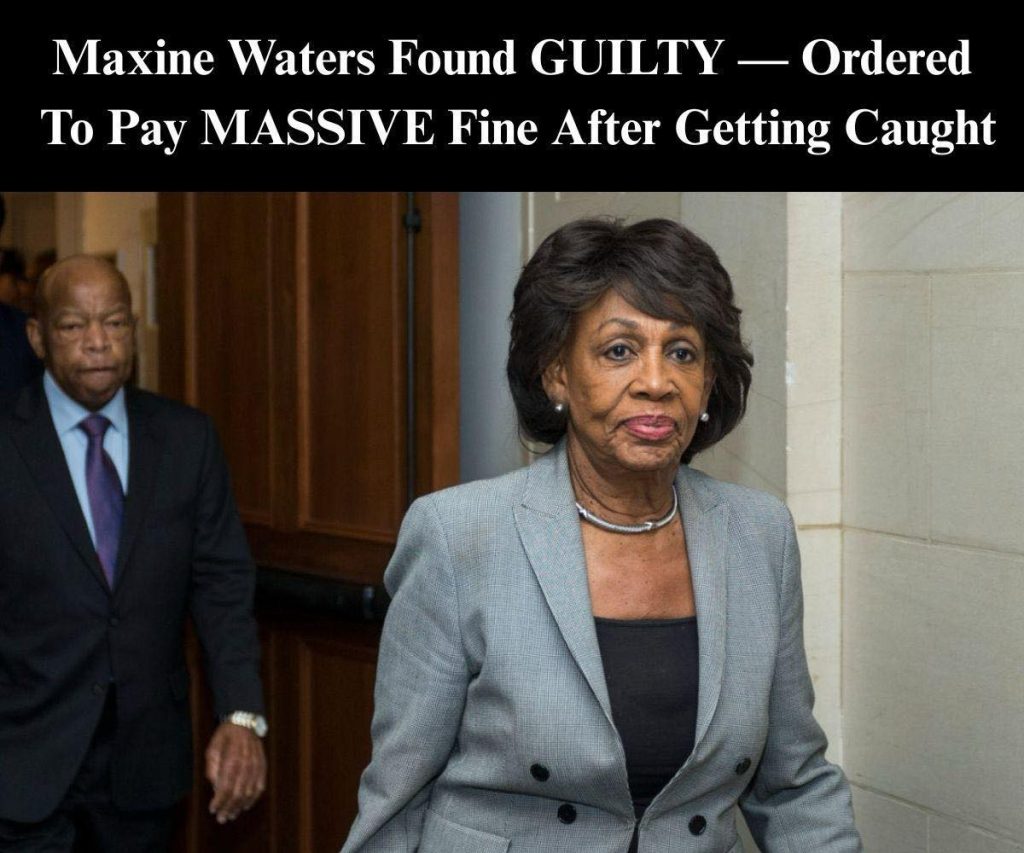 Maxine Waters Campaign Pays in FEC Fine for Multiple Finance Violations