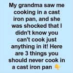 What You Should Never Cook in a Cast Iron Skillet (and Why)