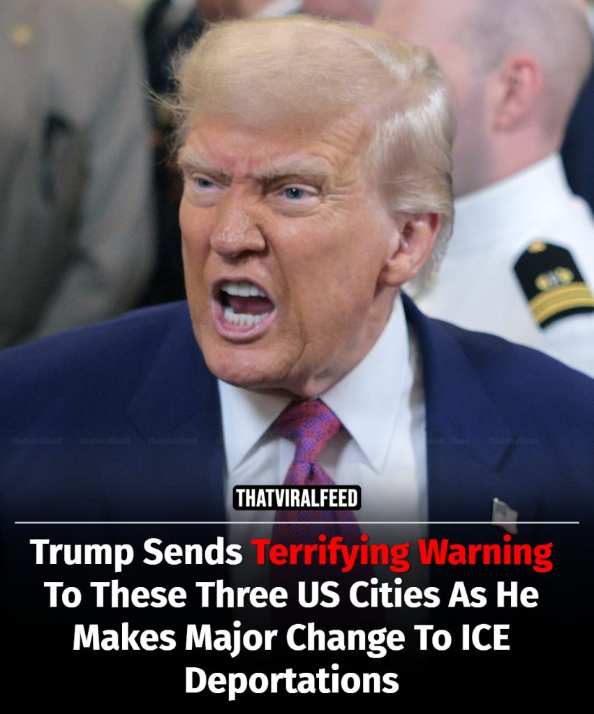 Trump Issues Strong Warning To Three Major Cities As He Pushes For Sweeping ICE Deportation Changes