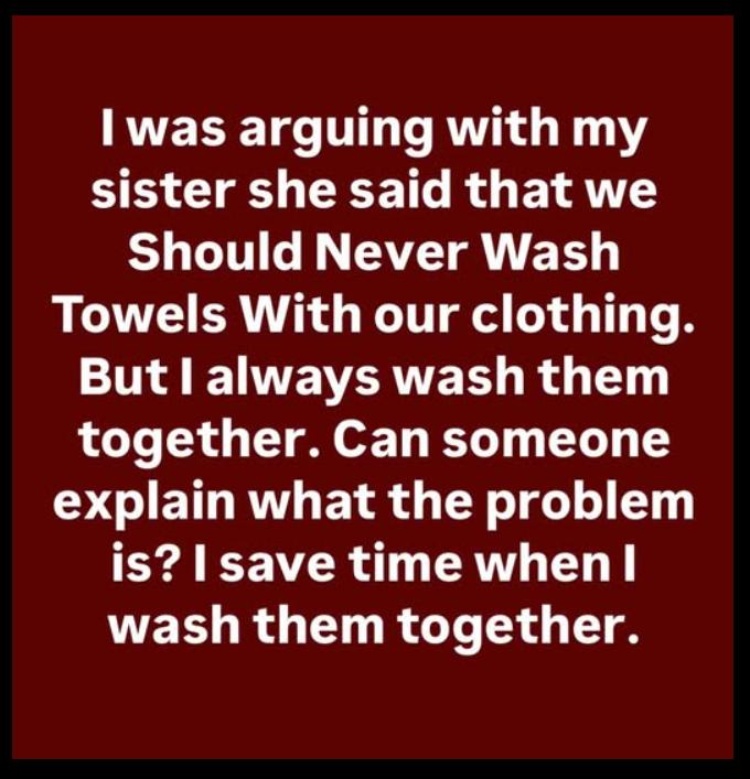 The Truth About Washing Towels and Clothes Together