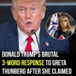 Donald Trump’s brutal 3-word response to Greta Thunberg after she claimed she was kidnapped by Israel