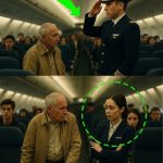 An elderly veteran was quietly asked to give up his seat