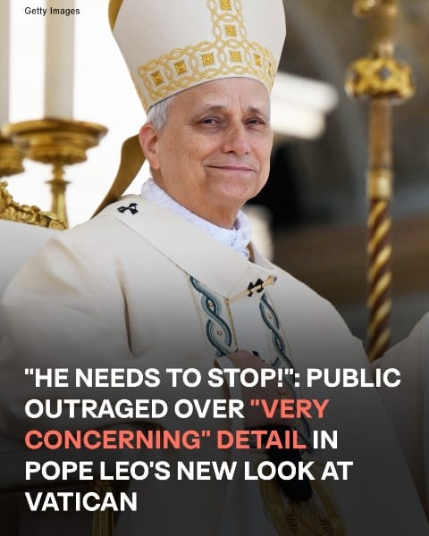 Pope Leo XIV’s Look at St. Peter’s Square Sparks Buzz Over One Surprising Detail