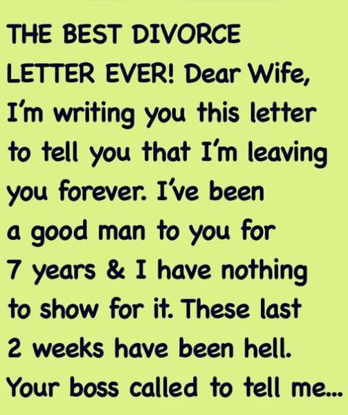 He Sent a Divorce Letter — But She Had the Last Word