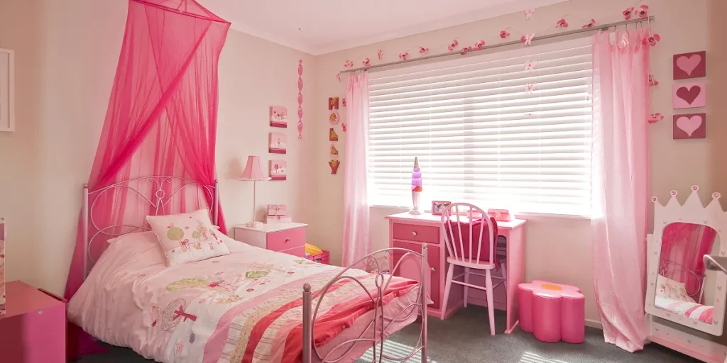 Bright pink-themed girl’s bedroom with whimsical decor and cozy charm | Source: Shutterstock My New Wife and Her Four Kids Moved In—The Next Day, I Walked Into the House and Froze