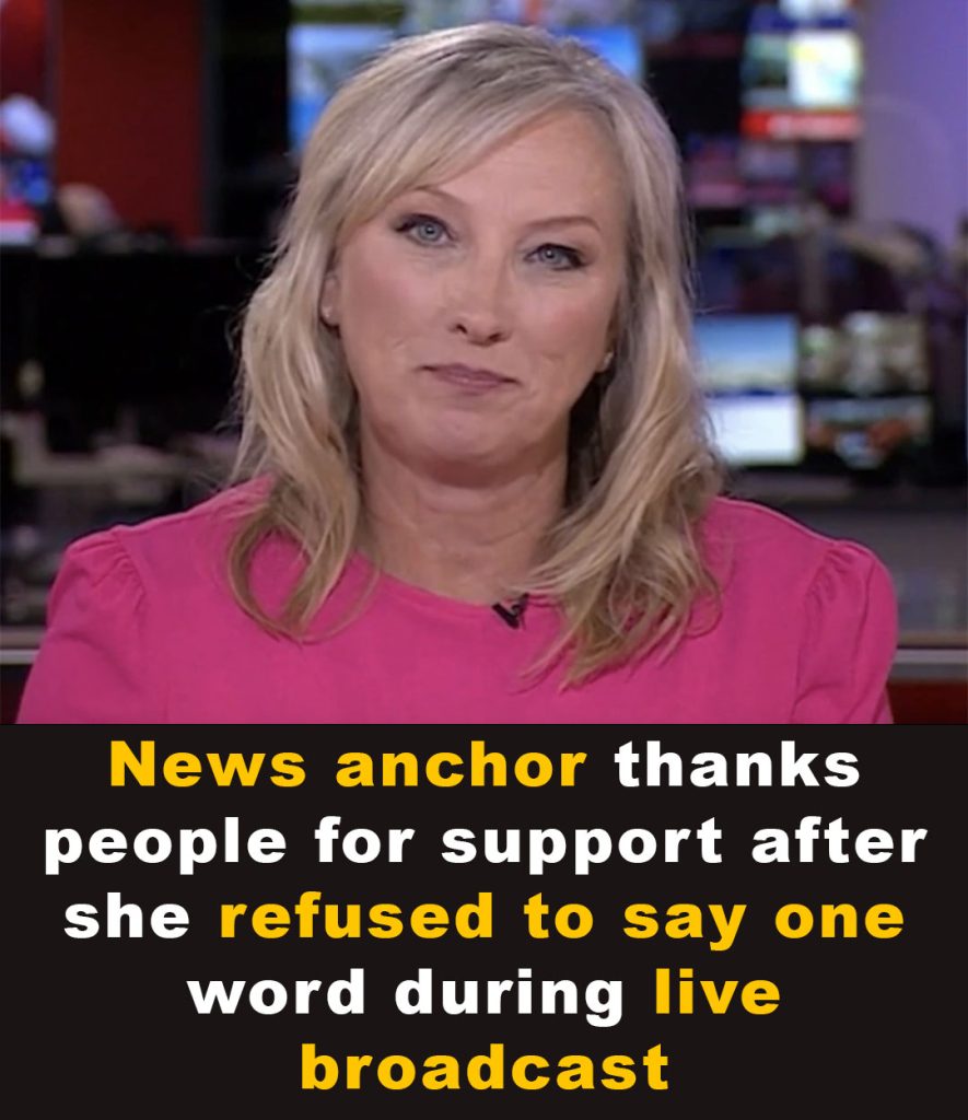 BBC news presenter refuses to speak word during broadcast