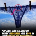 People Are Just Realizing Why Women’s Underwear Have A Bow On Front