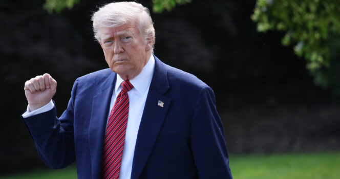 Déjà vu: Trump stumbles on Air Force One, just like Biden