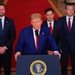 Critics point out ‘weak’ and ‘scared’ way Trump addressed the US after Iran strikes