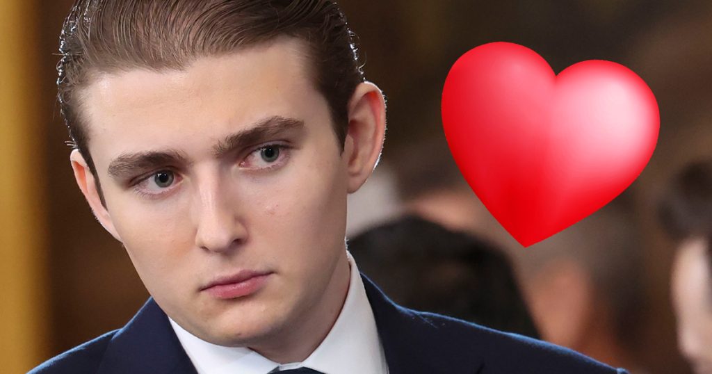 Barron Trump has a new girlfriend, claims source