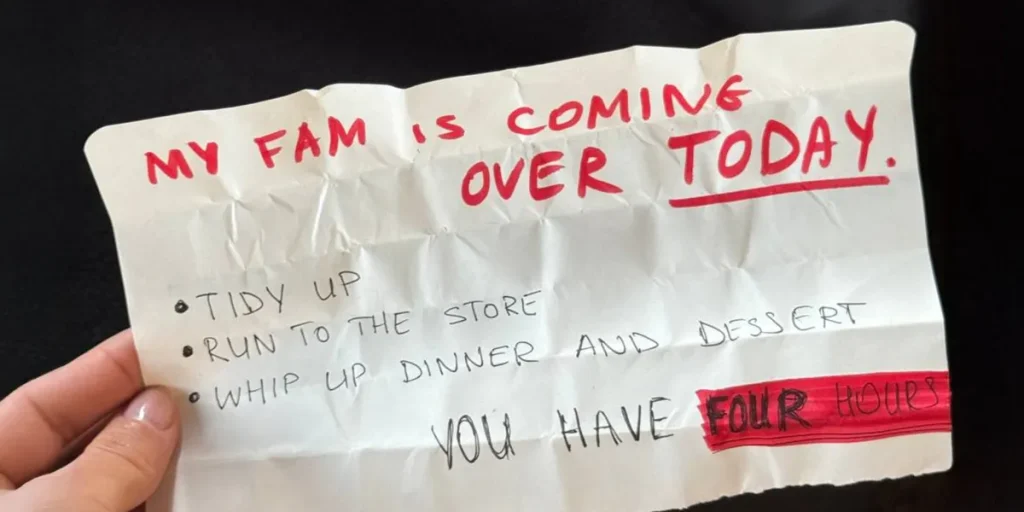 My Husband Told Me His Family Was Coming Over Last Minute & Expected Me to Cook, Clean, and Smile