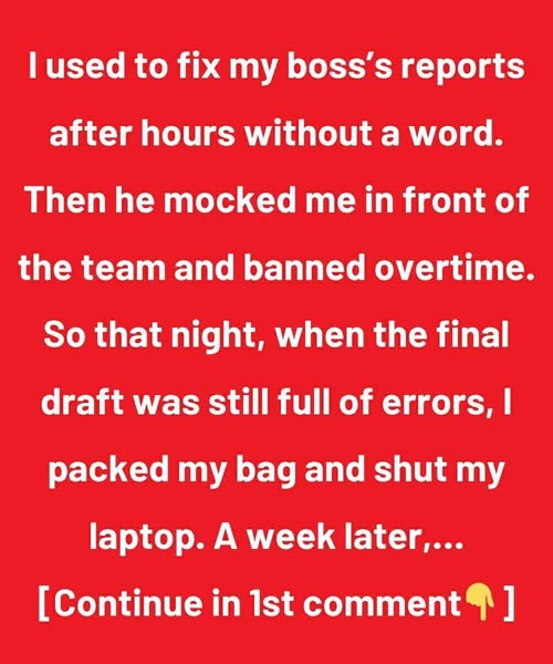 THE NIGHT I WALKED AWAY AND EVERYTHING CHANGED