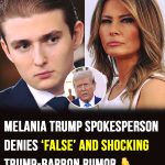 Melania Trump spokesperson denies ‘false’ rumor about Trump and Barron