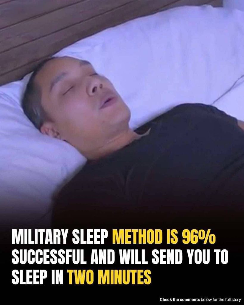 The military sleep method that can help you fall asleep in just two minutes