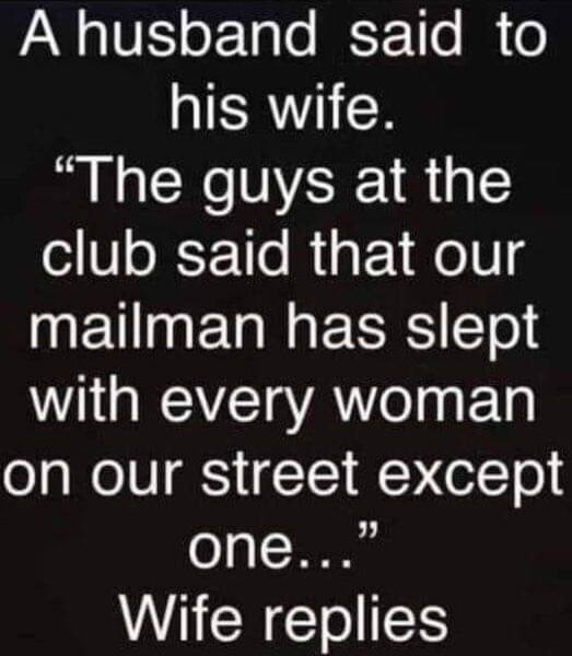 The truth behind the wife’s words