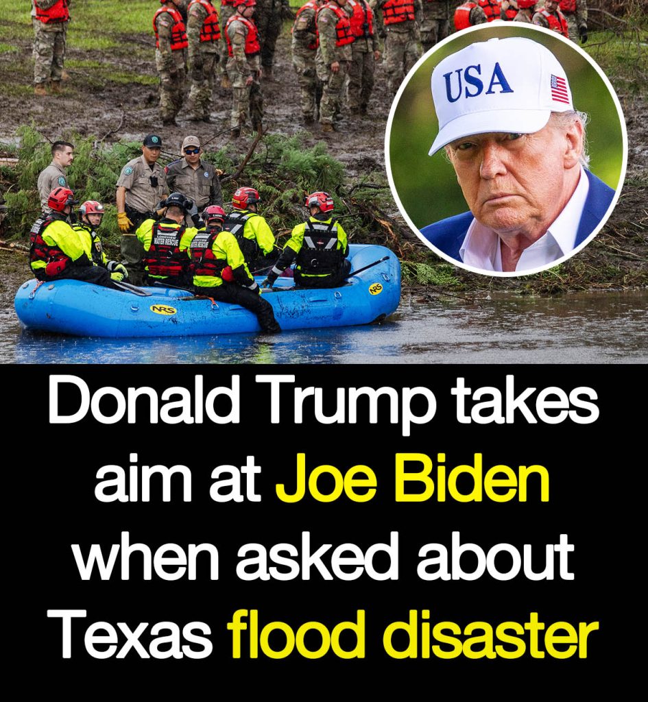 Donald Trump calls Texas flash flood “Biden setup”