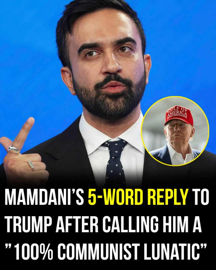 Zohran Mamdani’s 5-word reply to Trump after calling him a ‘communist lunatic’