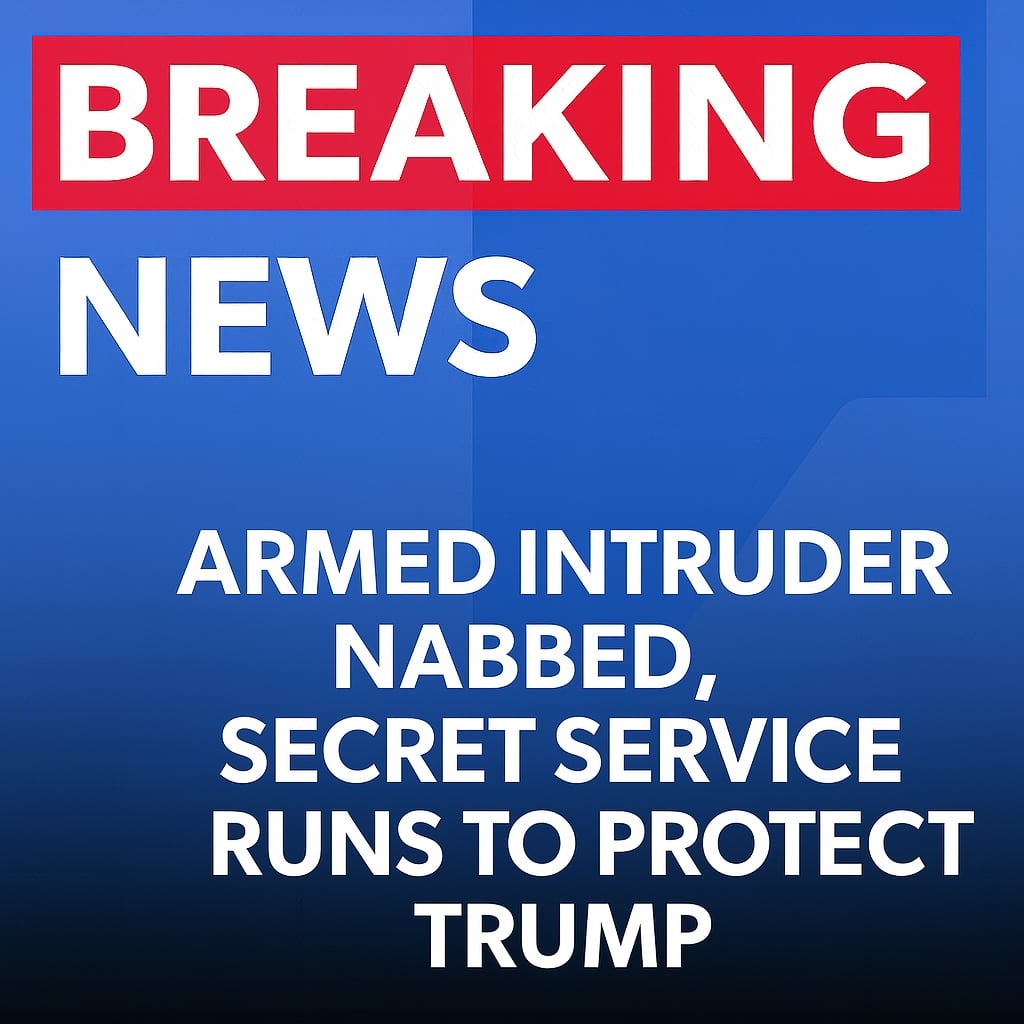 BREAKING: Secret Service Rushes Trump To Safety After Armed Woman Breaches Mar-a-Lago