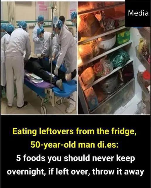 The Hidden Dangers in Your Fridge: Foods Older Adults Should Never Eat the Next Day