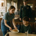 She Gave Him Pancakes Every Morning with No Questions Asked—Then One Day, Military SUVs Surrounded the Diner