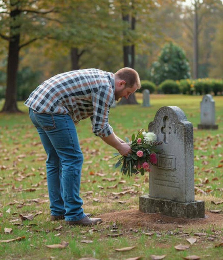 A Stranger Left Flowers at My Husband’s Grave Every Week — When I Finally Discovered Who, I Was Left Speechless