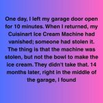 The Ice Cream Thief Came Back… But Not For What I Expected