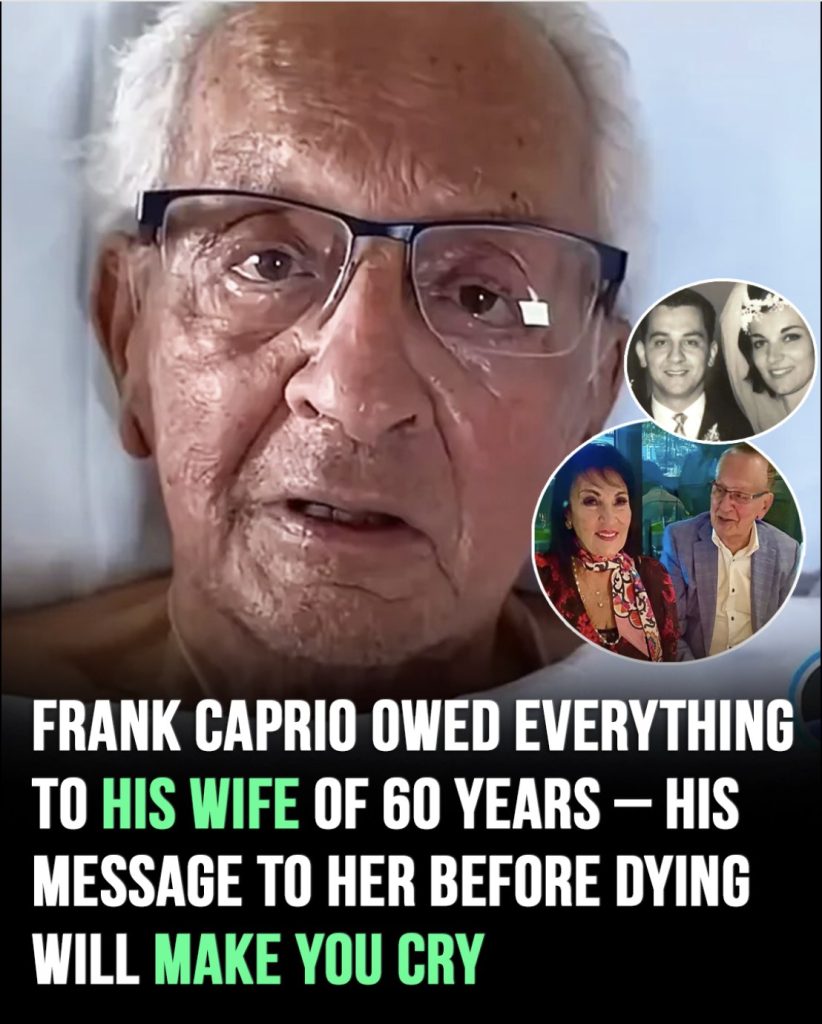 Frank Caprio owed everything to his wife of 60 years – his message to her before dyong will make you cry