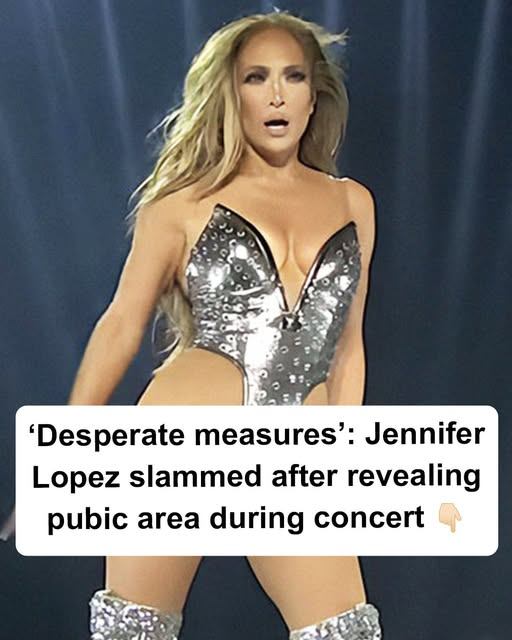 Jennifer Lopez slammed after revealing her pubic area during concert