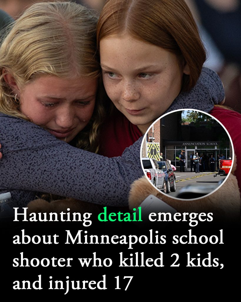 Haunting detail emerges about Minneapolis school shooter who killed 2 kids, and injured 17