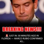 Marco Rubio Confirmed in New Executive Role in Florida, Prompting Immediate Political Reactions