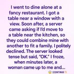 The Night I Learned the Value of Dining Alone