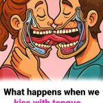 This is what happens when we kiss