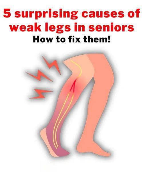 5 surprising causes of weak legs in seniors—and how to fix them!