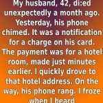 MY HUSBAND DIED A MONTH AGO—BUT YESTERDAY, HIS PHONE RANG
