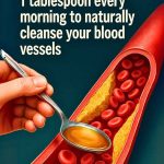 1 tablespoon every morning to naturally cleanse your blood vessels