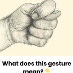 What does this gesture mean?