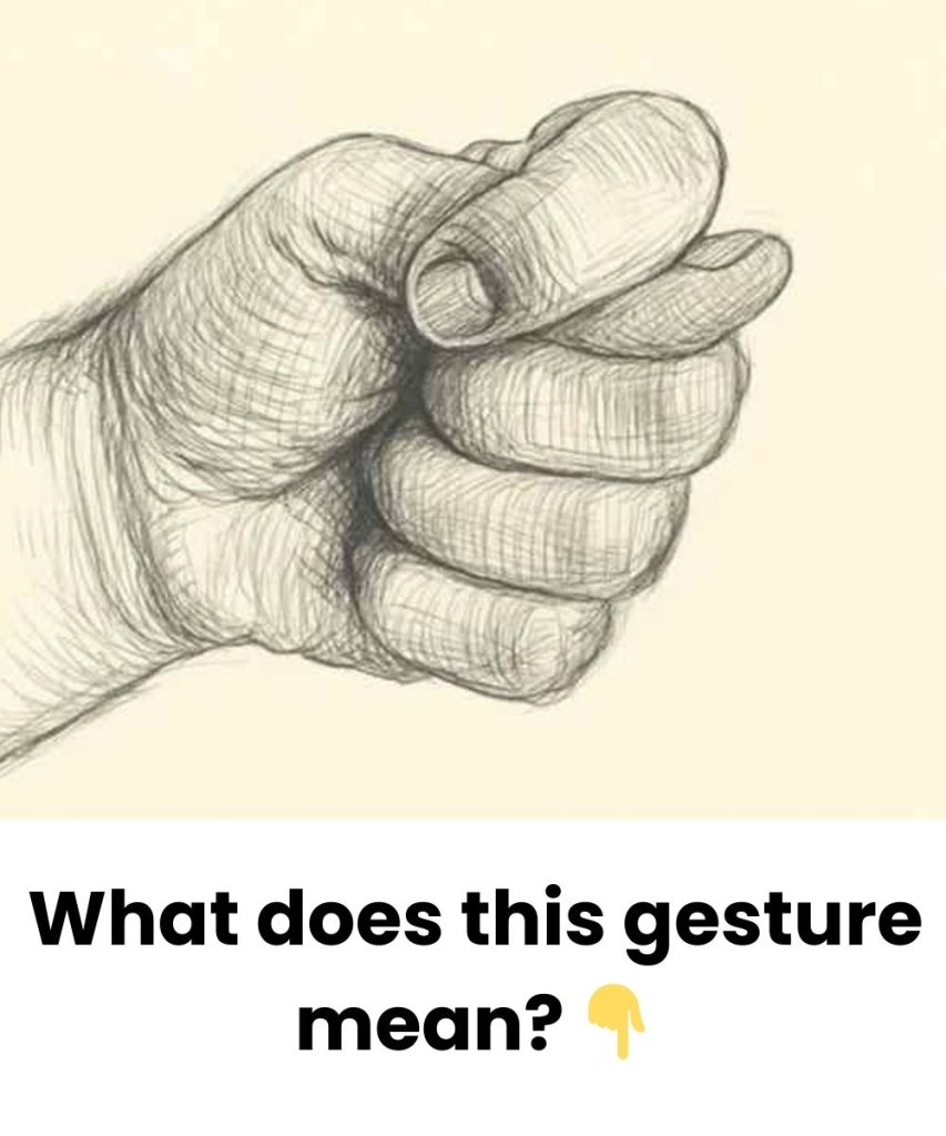 What does this gesture mean?