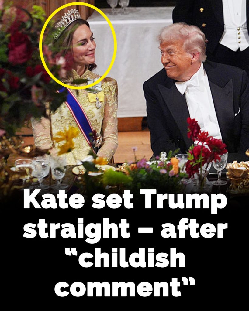 The body language move Kate Middleton used to set Donald Trump straight