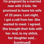 I Broke Up a Marriage and Got Pregnant — But His Wife’s Unexpected Question Left Me Stunned