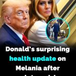 Donald Trump shares surprising health update on Melania after escalator mishap