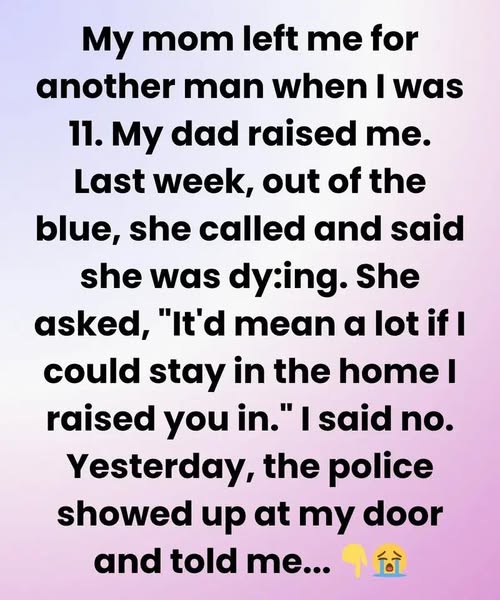 My Mom Left Me For Another Man When I Was 11 And Now She’s Back At My Door