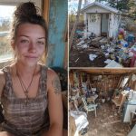 Recently divorced woman moves into 10’x11′ shed and coverts it into lovely tiny home