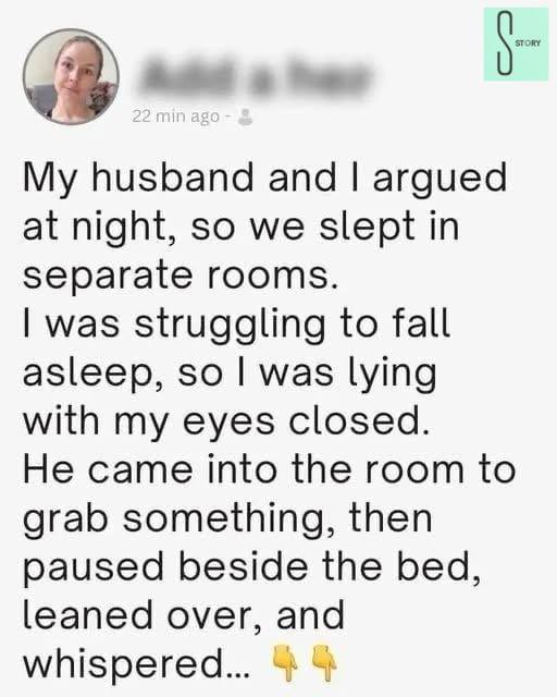 My Husband Thought I Was Asleep and Whispered the Truth I Wish I Hadn’t Heard……
