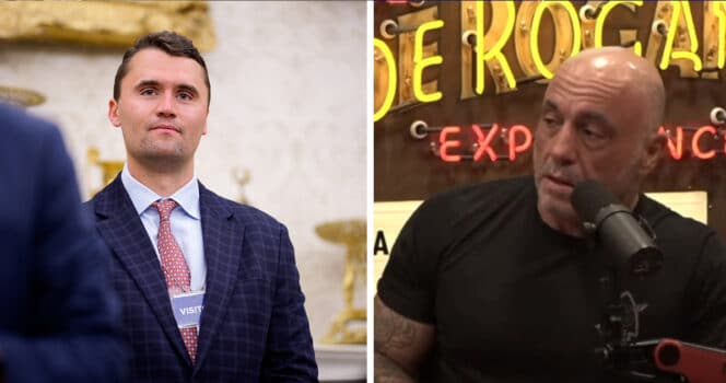 Shocking footage shows Joe Rogan finding out about Charlie Kirk’s murder