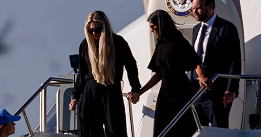 Erika Kirk seen for the first time since her husband’s tragic death