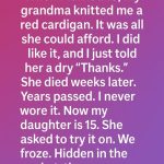 The Red Cardigan: A Hidden Message of Love Across Generations