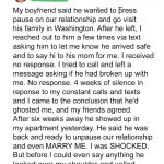 After a Month Apart, My Boyfriend Came Back With Accusations I Never Expected