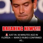 Marco Rubio Confirmed in New Executive Role in Florida, Prompting Immediate Political Reactions